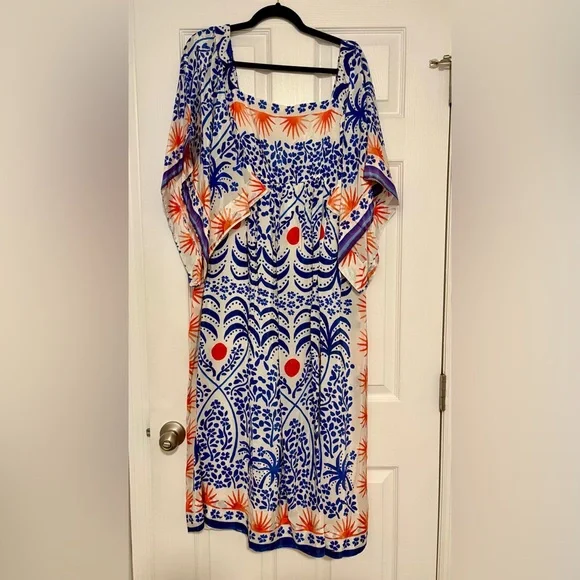 Farm Rio Afternoon Breeze Midi Dress - Picture 7 of 9